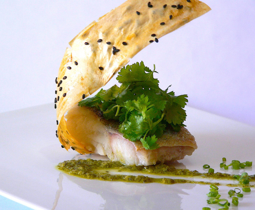 Bacalao marinado con cilantro y limón