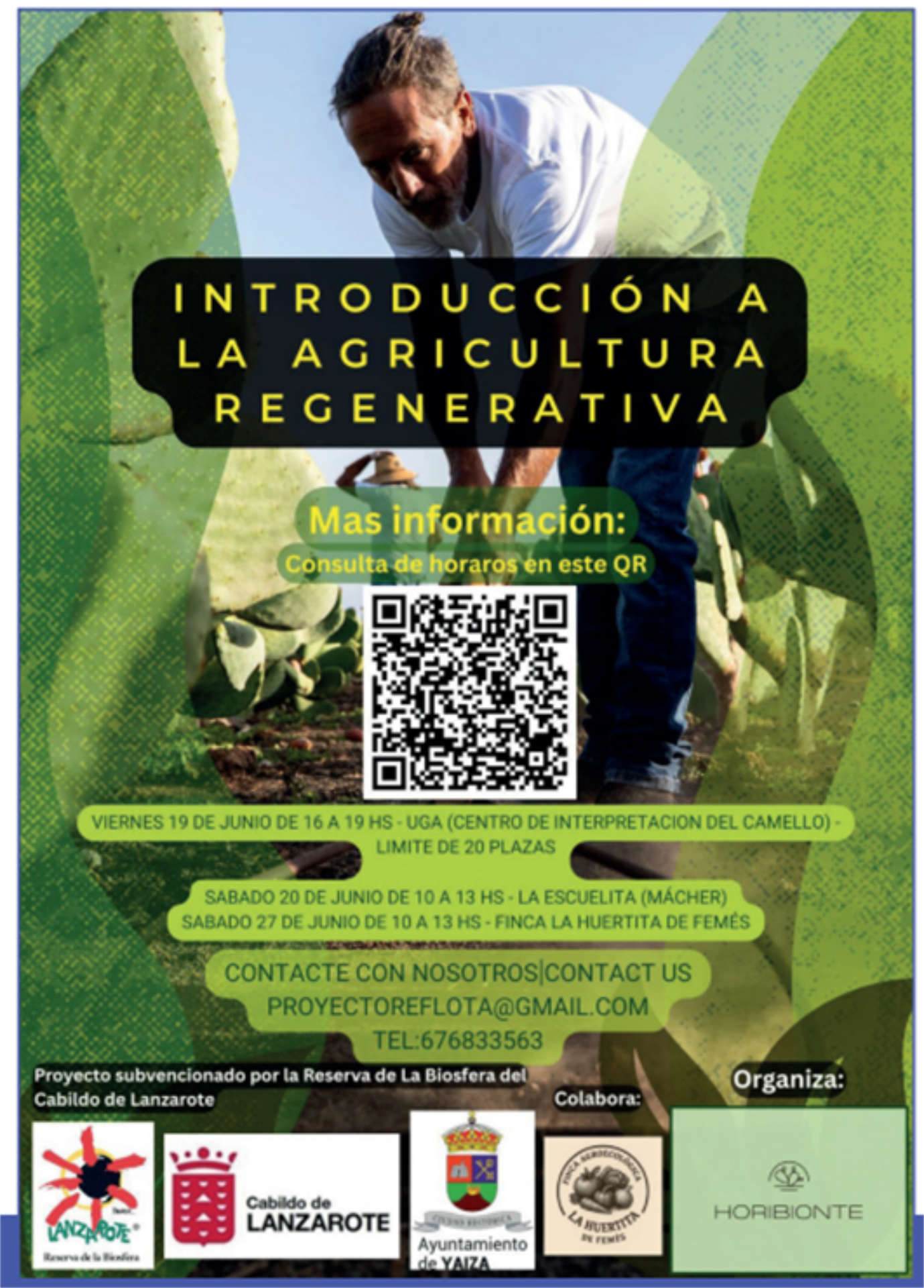 TALLERES.Agricultura regenerativa
