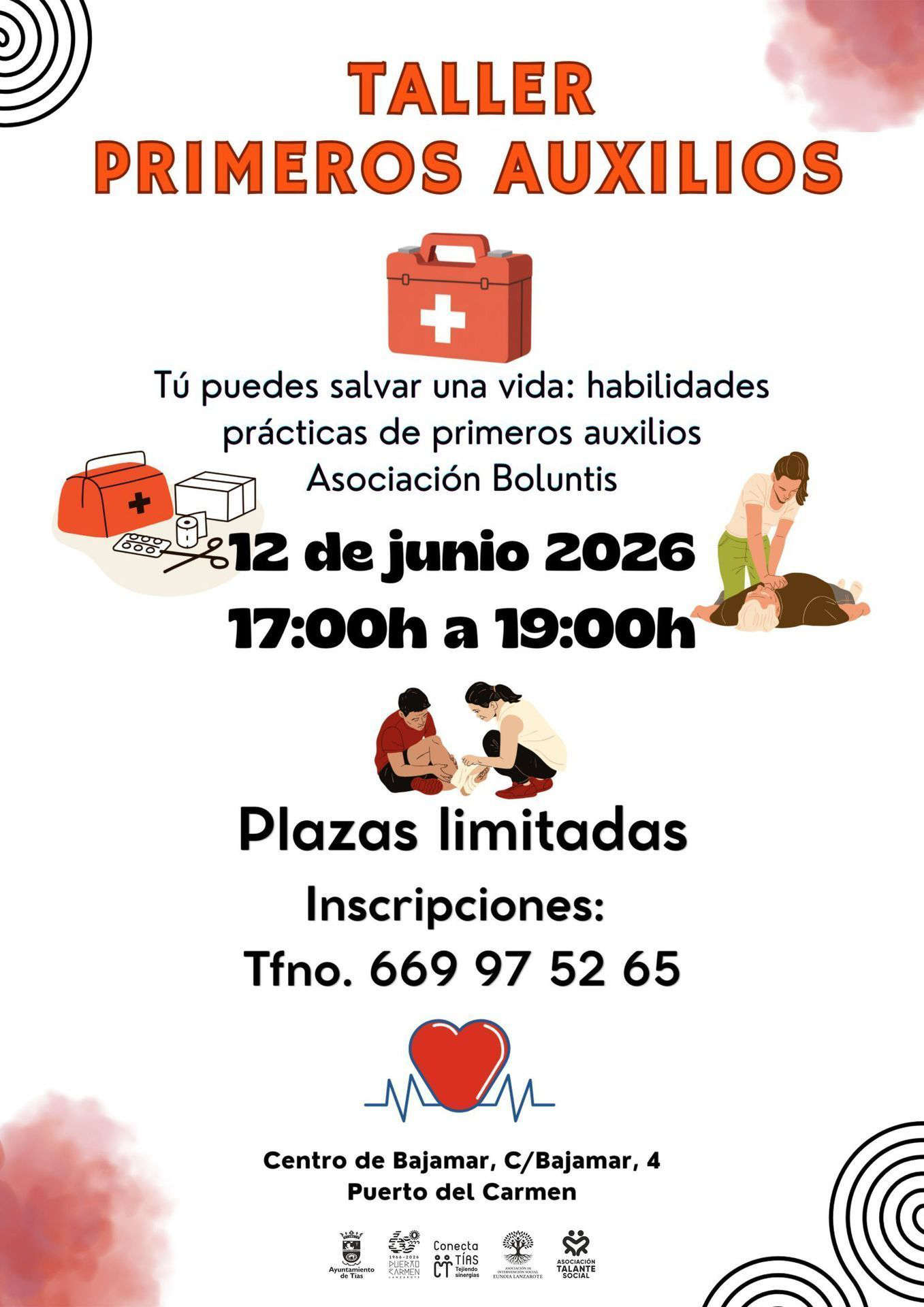 TALLERES.Primeros auxilios