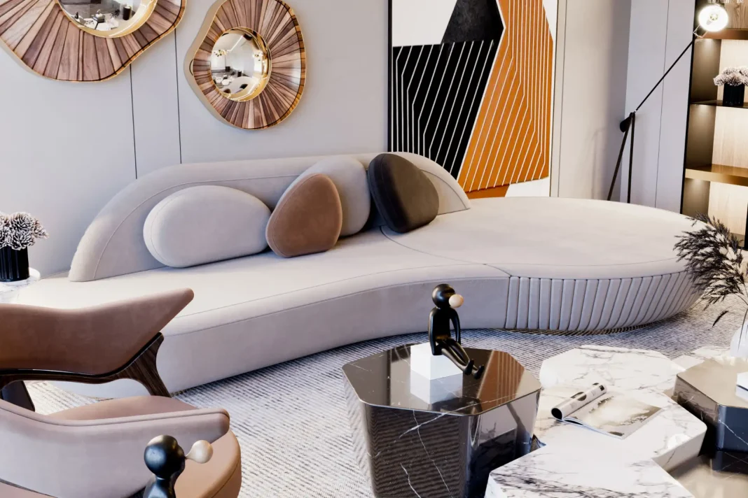 Estilo de decoración de interiores Maximalismo Sereno