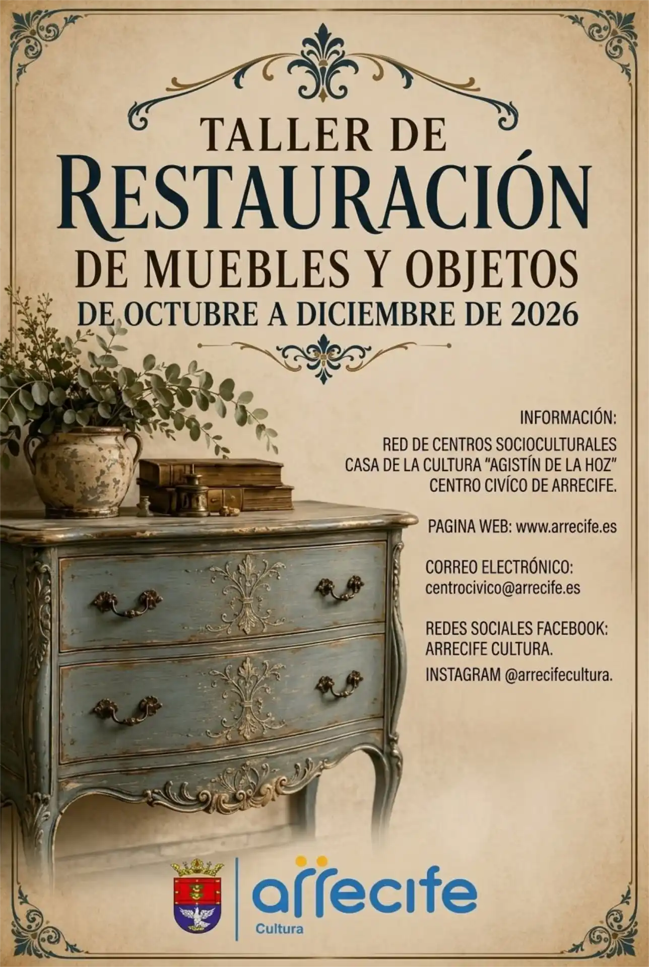 Restauración de muebles y objetos